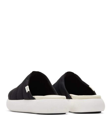 Womens/ladies Alpargata Mallow Slippers Black Toms