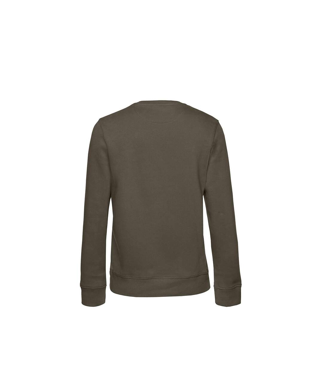 Sweat À Col Ras-du-cou Queen Womens/ladies Kaki B&C-2