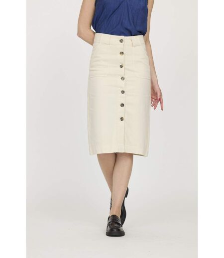 Jupe coton crayon POEME