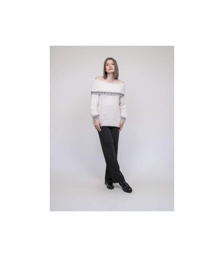 Pull col bardot KERVELLA - Dona X Lisa