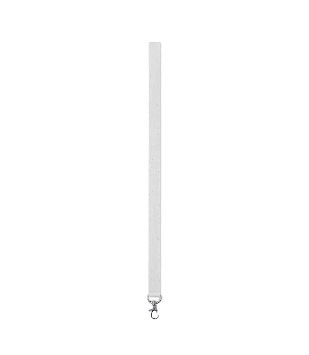 Lansee Seed Paper Metal Hook Lanyard White MidOcean-2