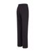 Womens/ladies Plain Straight Leg Trousers Navy Emporio Armani EA7-4