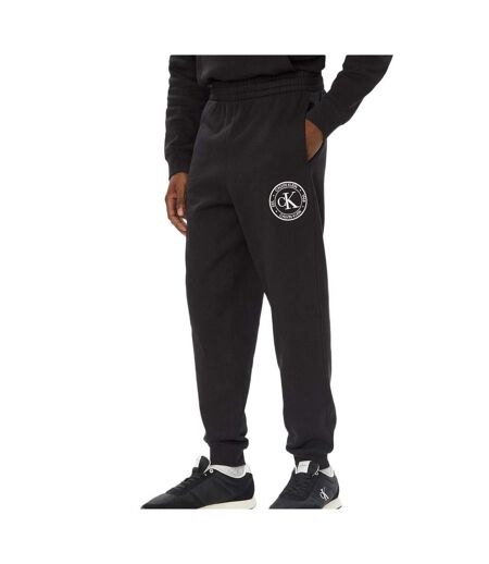 Jogging noir homme calvin klein jeans crest