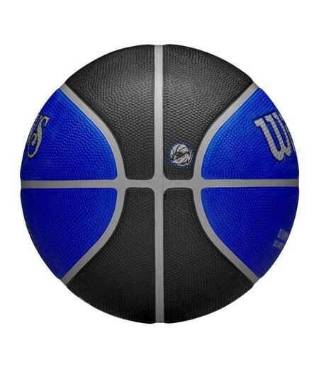 Ballon De Basket Motif/style Nba Dallas Mavericks Taille 7 Noir Bleu Wilson
