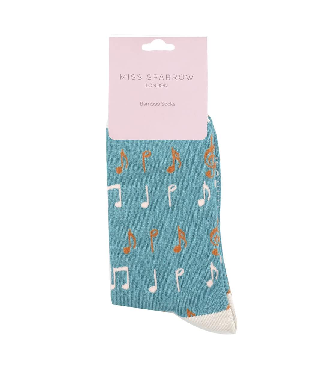 Miss Sparrow - Chaussettes Bambou Femmes Pois Rayées Fantaisie | Doux Respirant-2