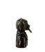 Buste Léopard Tâches de Peinture 31cm Noir-2