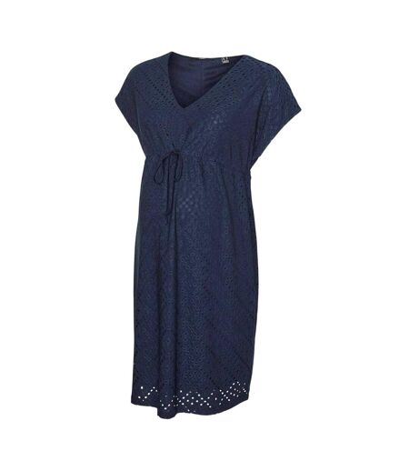 Robe Vmmtassa Femme Bleu Marine Foncé Mamalicious