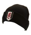 Fulham FC Crest Cuffed Beanie (Black)