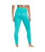 Legging Turquoise Femme Nike 7/8 Lurex - L