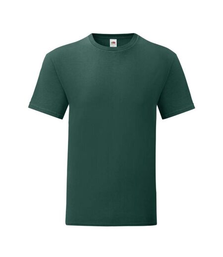 T-shirt Manches Courtes Iconic Homme Vert Forêt Fruit Of The Loom