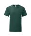 T-shirt Manches Courtes Iconic Homme Vert Forêt Fruit Of The Loom-1