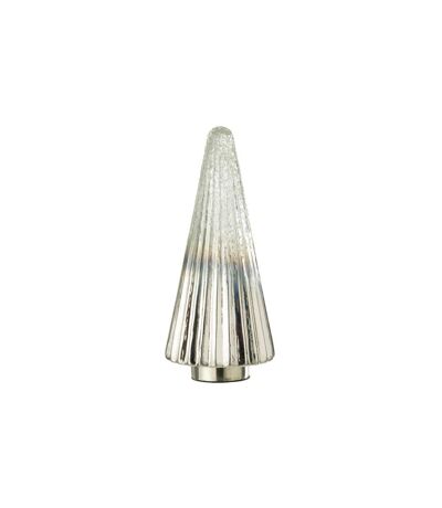 Sapin de Noël Déco Côtelé Althea 36cm Argent