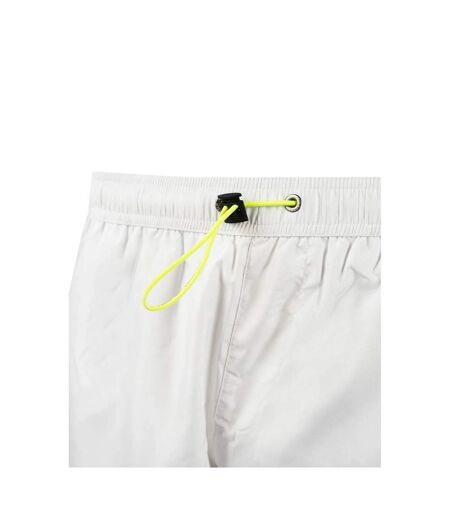 Short De Bain Motif/style Contrasté Homme Blanc Vert Karl Lagerfeld