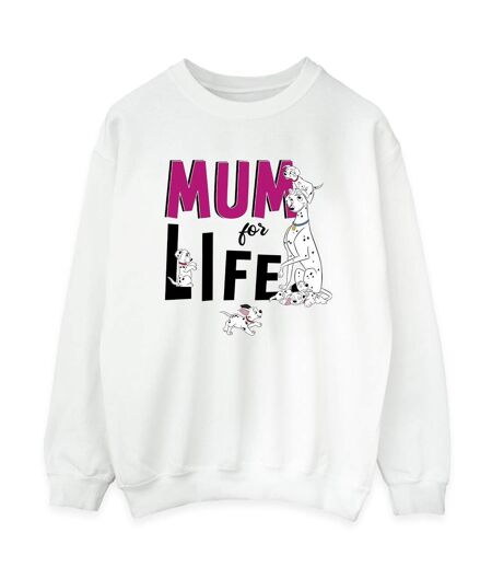 Disney - Sweat DALMATIANS MUM FOR LIFE - Femme (Blanc) - UTBI20160