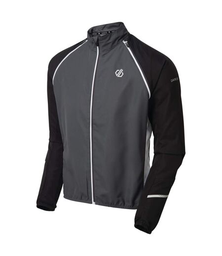 Mens Oxidate Windshell Jacket Black Ebony Dare 2b