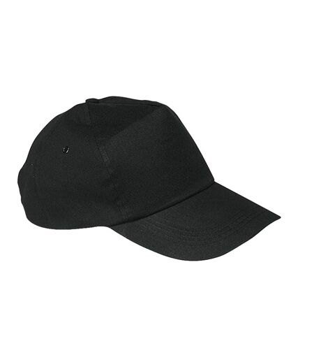 Glop Plain Baseball Cap Black MidOcean