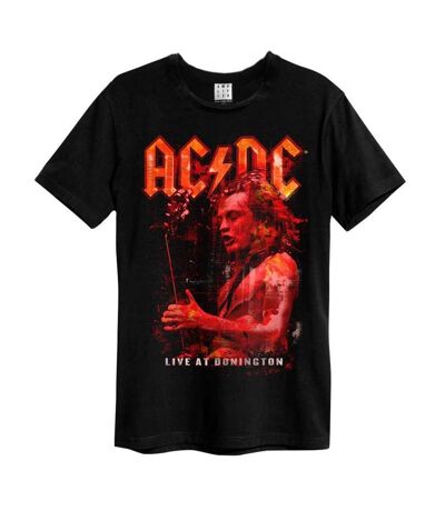 Amplified Unisex Adult Live At Donington AC/DC T-Shirt (Black) - UTGD200