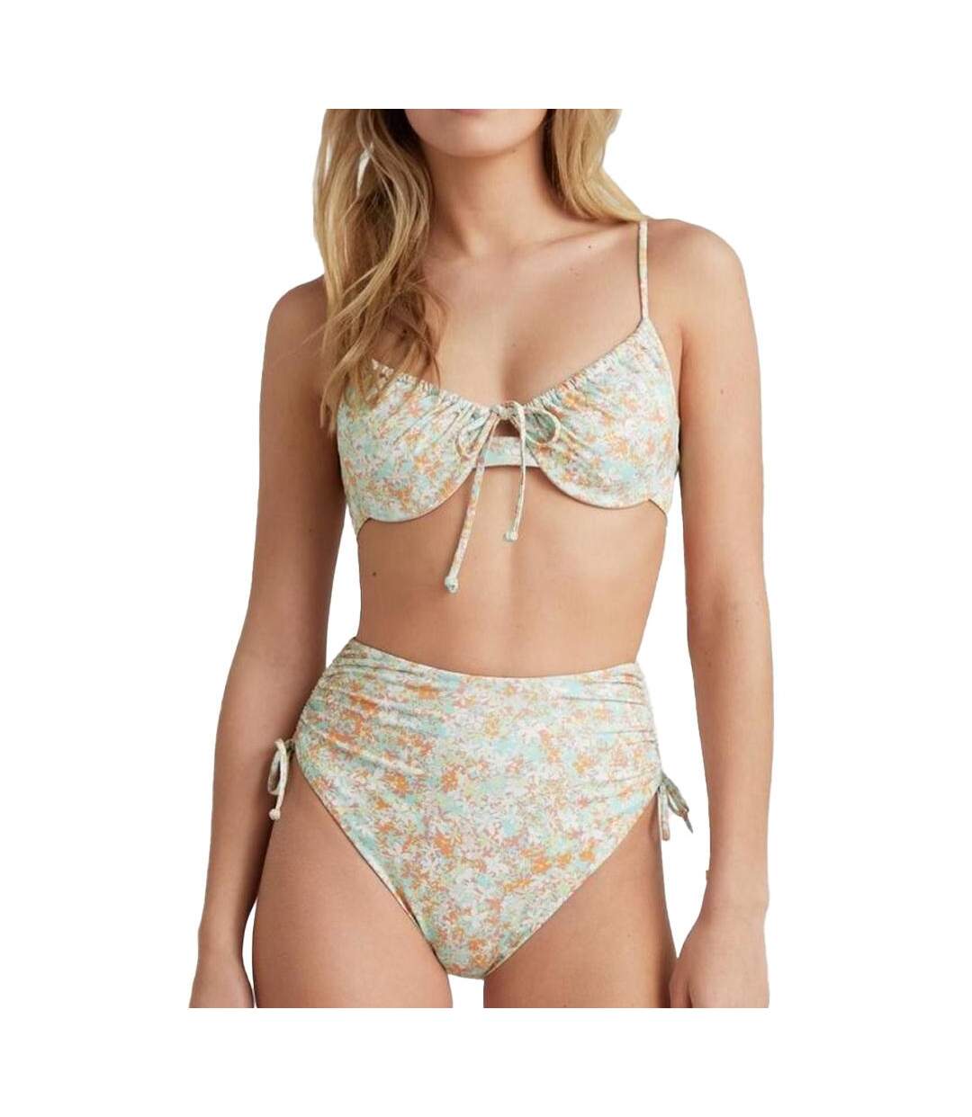 Maillot de bain vert/rose femme o'neill avalon-1