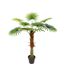 Plante Artificielle en Pot Palmier 120cm Vert-1