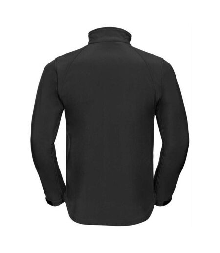 Veste Softshell Résistante À L'eau Et Au Vent Pour Hommes Noir Russell