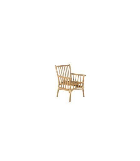 Chaise de Jardin Avec Accoudoirs Cane 92cm Naturel