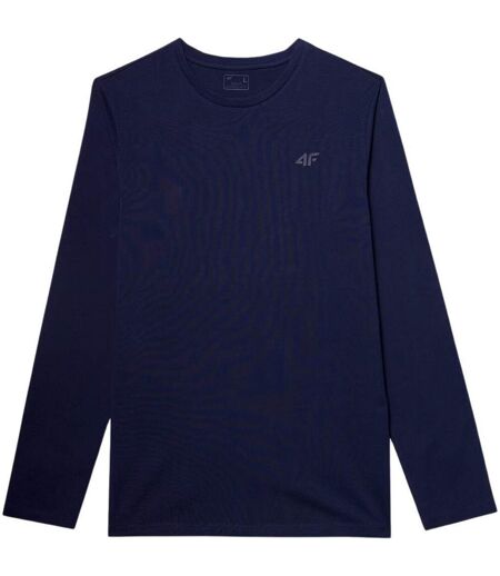 T-shirt Manches Longues Wmm00tlonm375 Homme Bleu Marine 4F