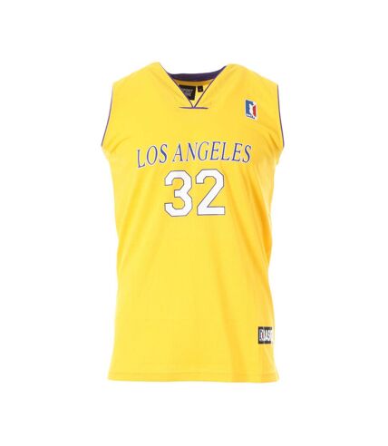 Los Angeles 32 Maillot de basket Jaune Homme Sport Zone