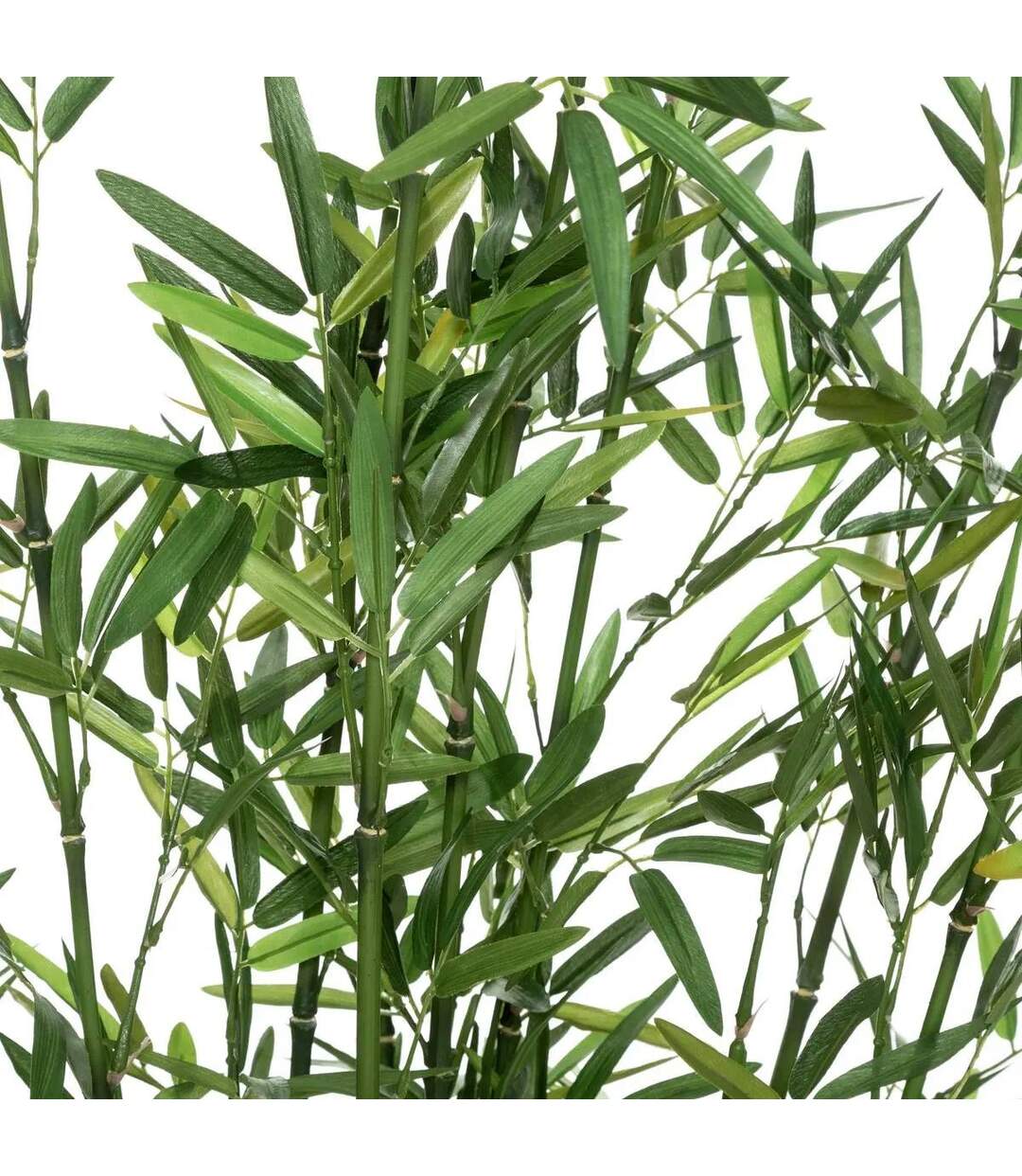 Plante Artificielle en Pot Bambou 183cm Vert & Noir-2