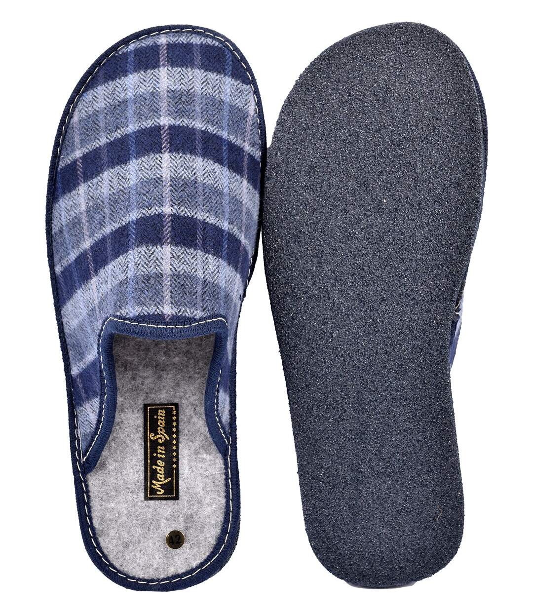 Pantoufle HOMME Mule JACQUARD PULIDINES BLEU