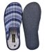 Pantoufle HOMME Mule JACQUARD PULIDINES BLEU