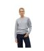 Pull Motif/style Uni Femme Gris Clair Chiné Vero Moda-2