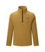 Haut Polaire À Col Montant Zippé Motif/style Alvéolé Kenger Homme Jaune Sombre Regatta-2