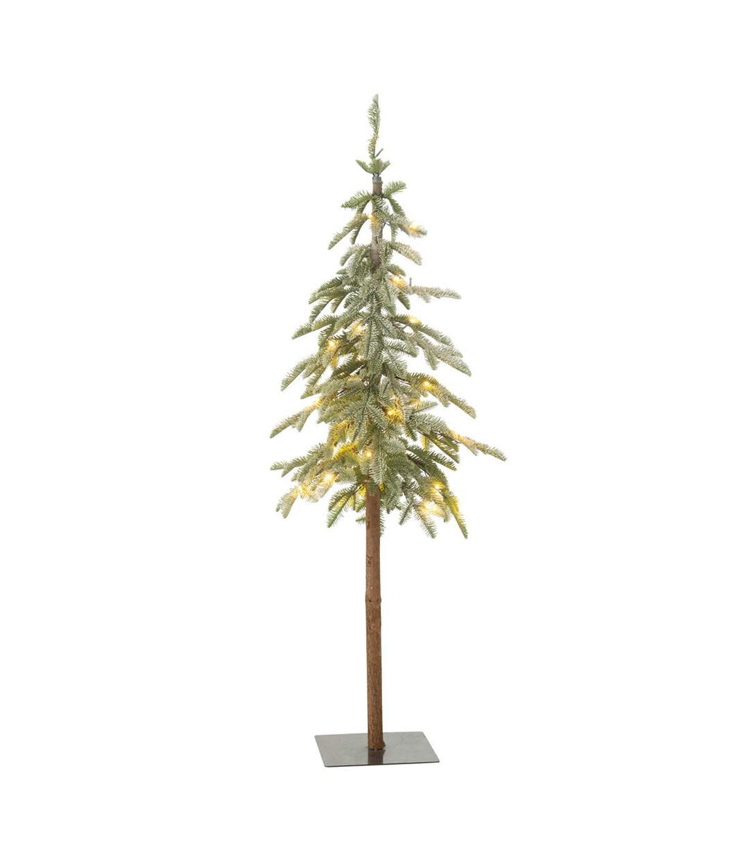 Sapin de Noël Déco Enneigé à LED Reynaldo 145cm Vert-1