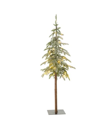 Sapin de Noël Déco Enneigé à LED Reynaldo 145cm Vert