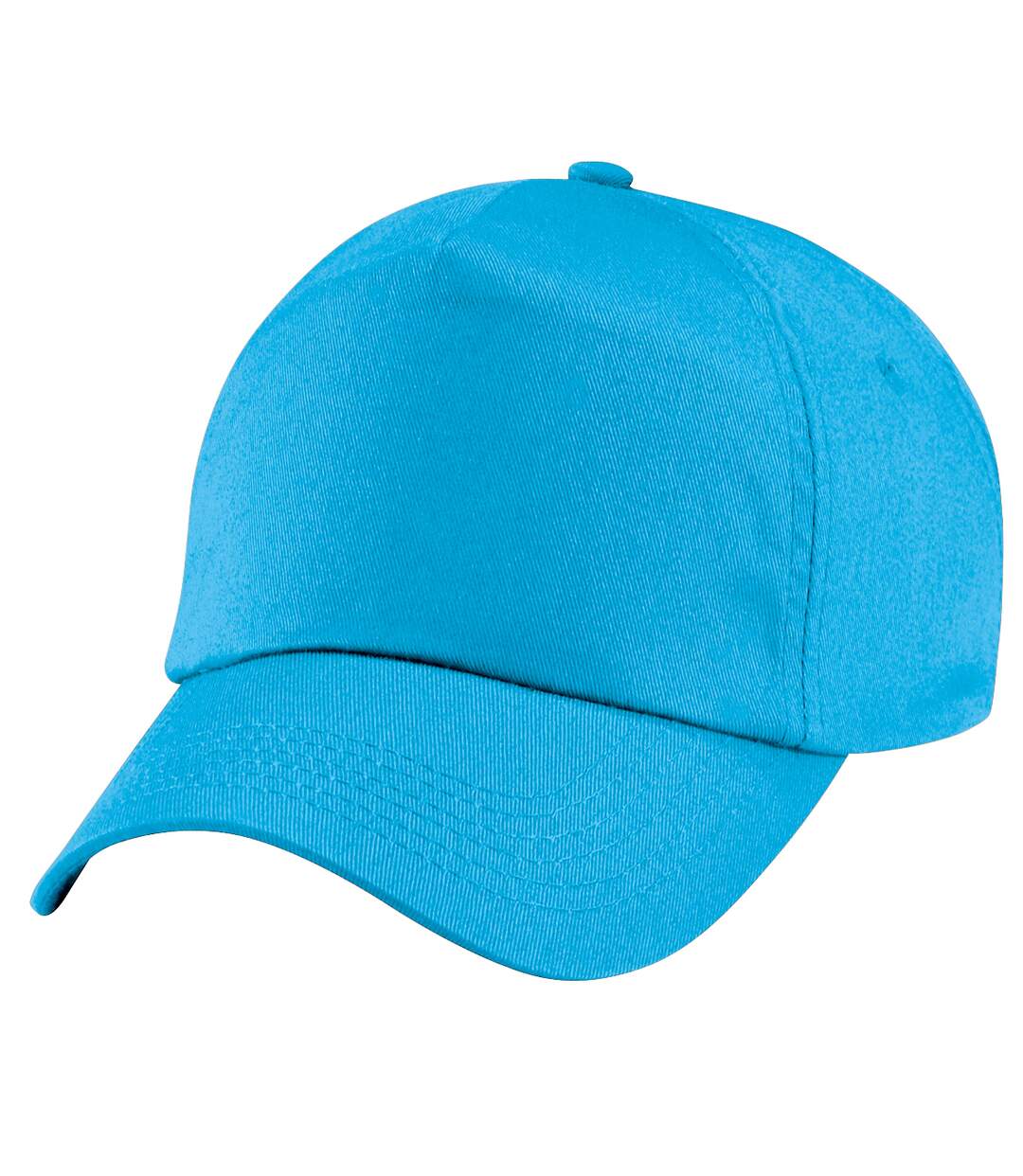 Casquette de baseball 100% coton enfant unisexe bleu vif Beechfield-1