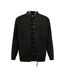 D555 Veste Unie Col Montant Cesar Homme Marron Kaki Noir Chiné Duke-2