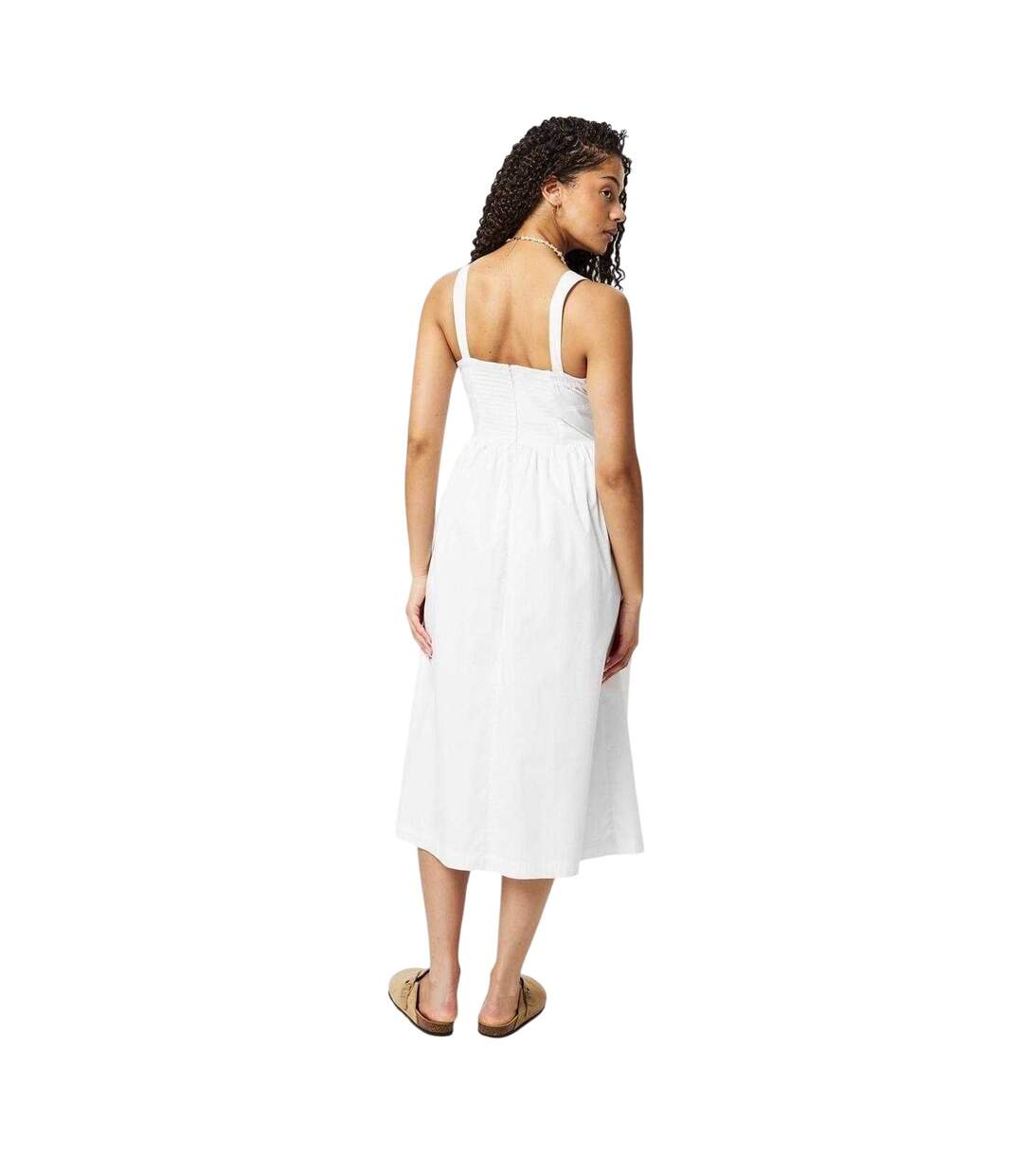 Robe Mi-longue Femme Blanc Jack Wills-3