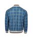 Mens Check Plaid Tracksuit Navy Lonsdale-3