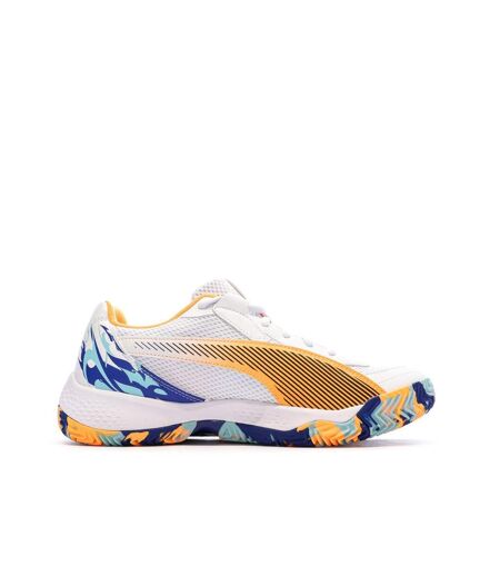 Chaussures de padel blanche mixte puma nova court