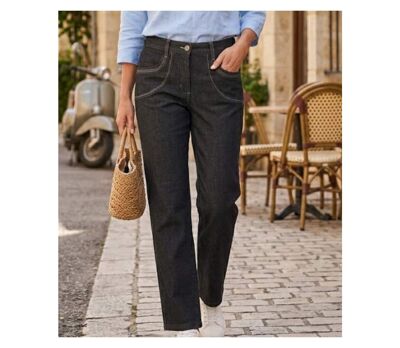 MAYFLOWER SE1111J - Pantalon extensible bleu denim : l'équilibre parfait entre confort et style