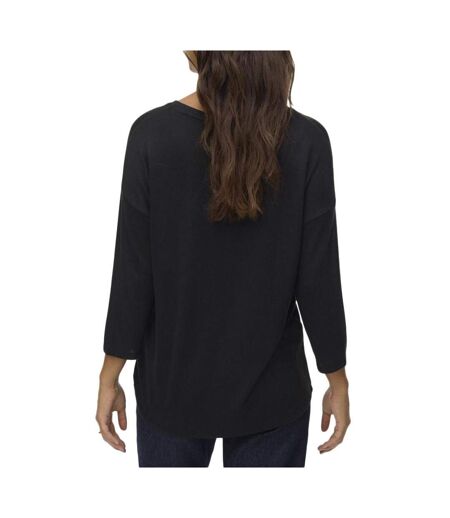Pull noir femme vero moda briannas