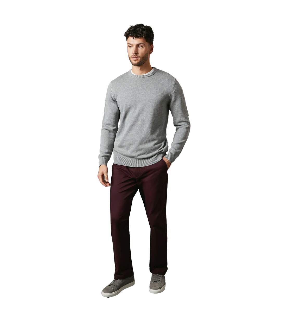 Pantalon Premium Homme Bordeaux Maine-1