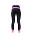 Womens/ladies Reflector Breeches Pink Black HyVIZ-2