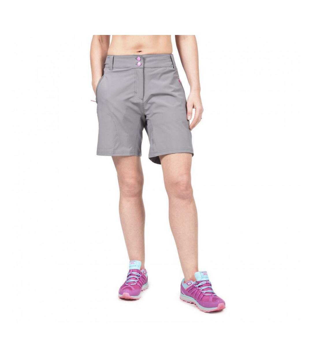 Edgar short cyclisme femme gris tempête Trespass-3