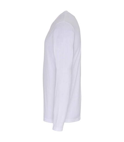 TriDri Mens Long Sleeve Performance T-Shirt (White)
