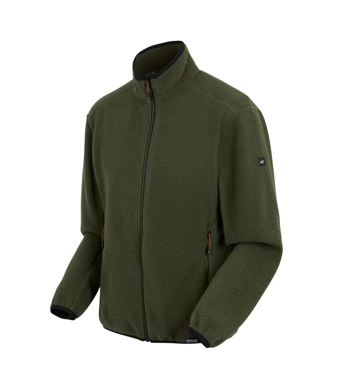 Veste Polaire Elnut Homme Vert Kaki Foncé Regatta-4
