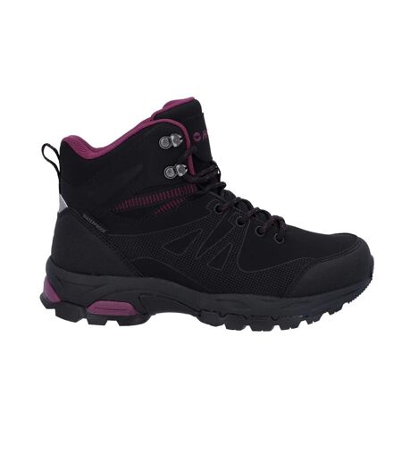 Bottines Jackdaw Femme Noir Bordeaux Hi-Tec