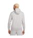 Mens Club Regular Hoodie Heather Grey White Nike-2