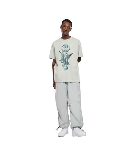 Mens Rueling The World Oversized T-shirt Asphalte Léger Forgotten Faces