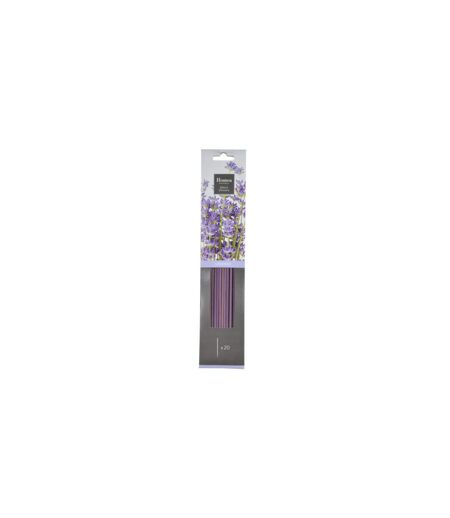 Lot de 20 Bâtons d'Encens Essentiel II 25cm Lavande